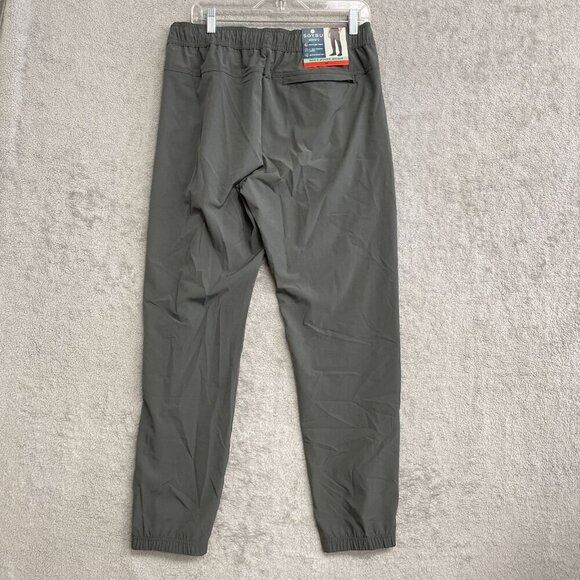 NEW Soybu Men's M Woven Jogger Pants Gray  4-Way Stretch Water - Picture 3 of 8